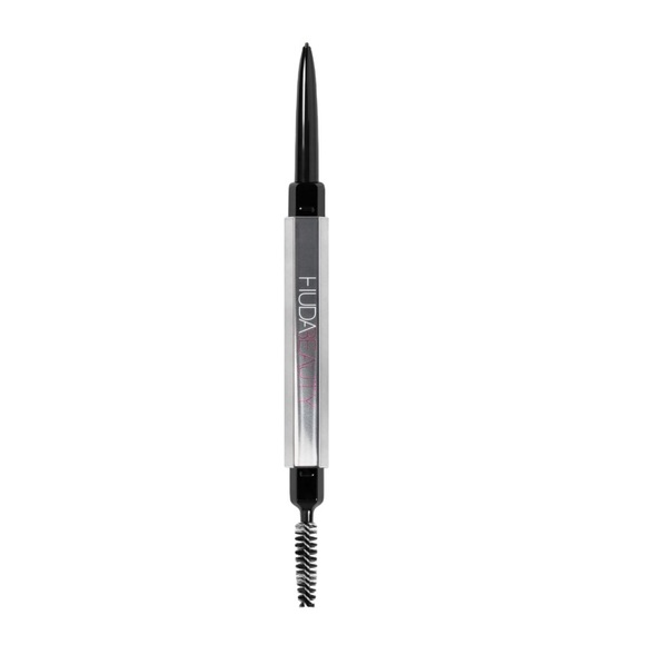🛍️ HUDA BEAUTY #8 Soft Black #BombBrows Microshade Brow Pencil Full-Size - Picture 1 of 4